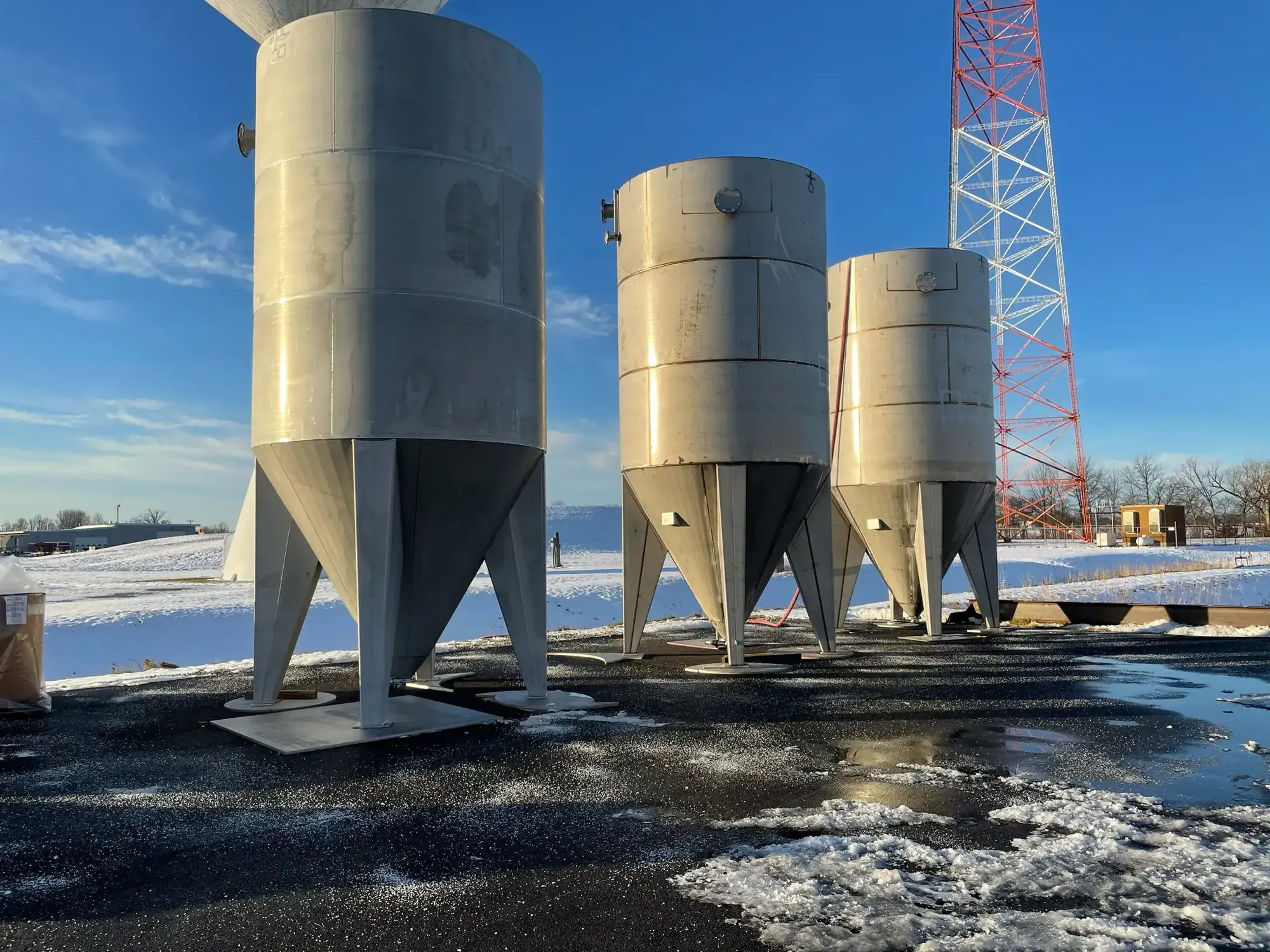 Large stainless steel fabrication inside the Northern Manufacturing facility