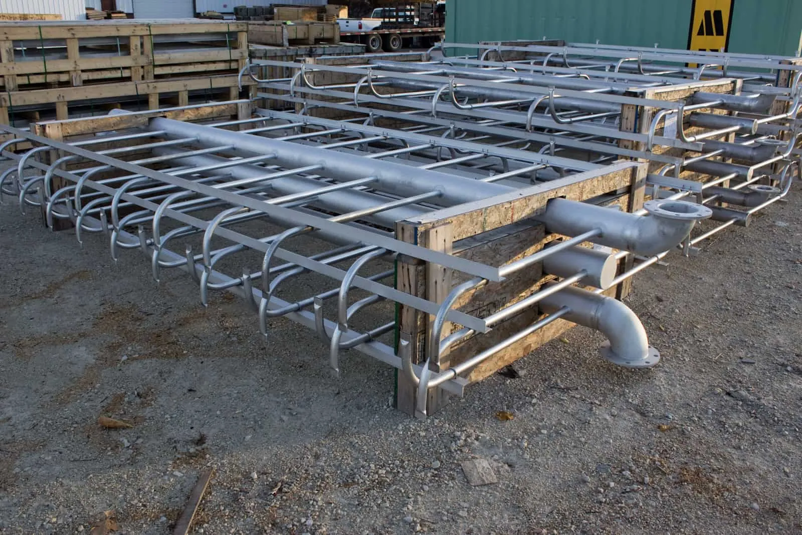 Stainless steel fabrication in progress on the Northern Manufacturing shop floor