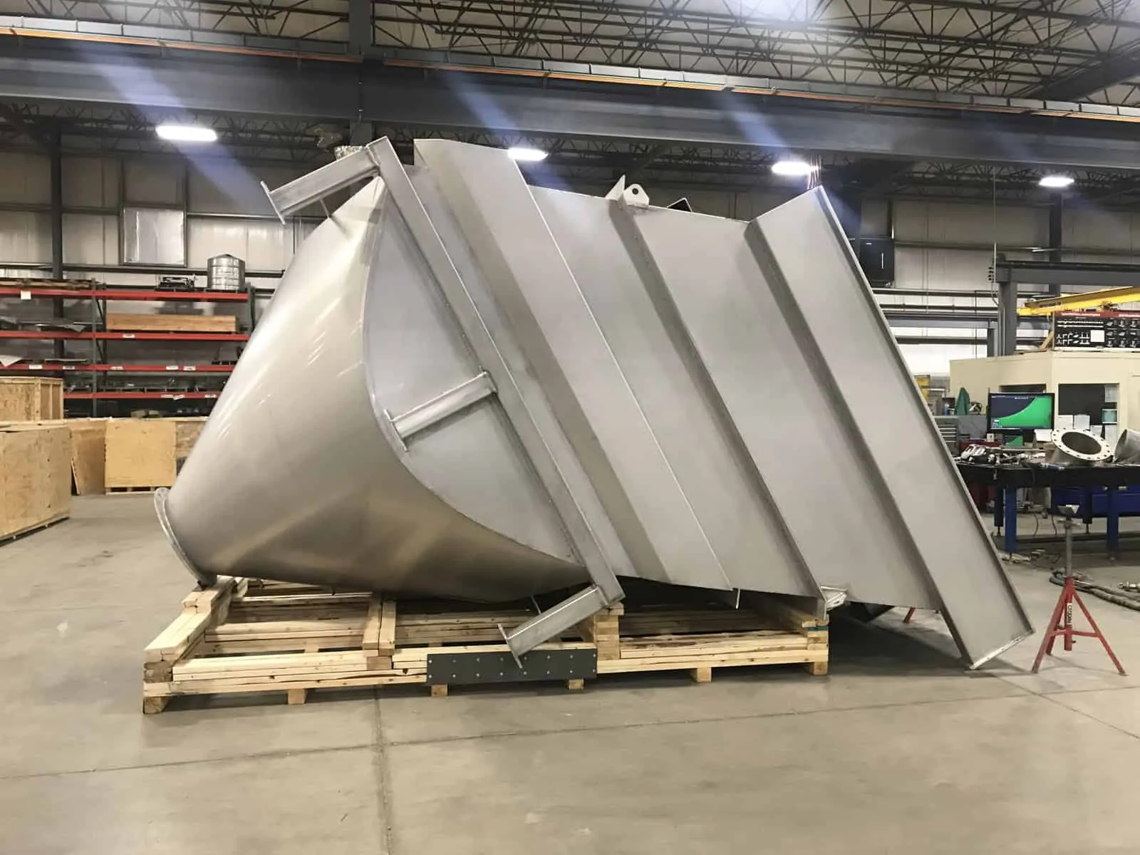 Custom stainless steel fabrication at Northern Manufacturing in Oak Harbor, Ohio